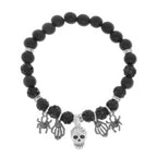 Halloween Theme Charm Stretch Bead Bracelet | Mixtshop LLC