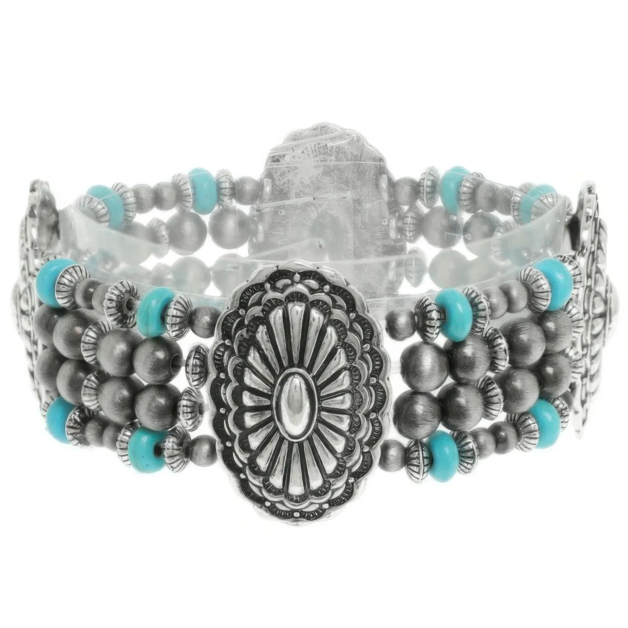 Western Oval Concho Stretch Bracelet | Mixtshop LLC