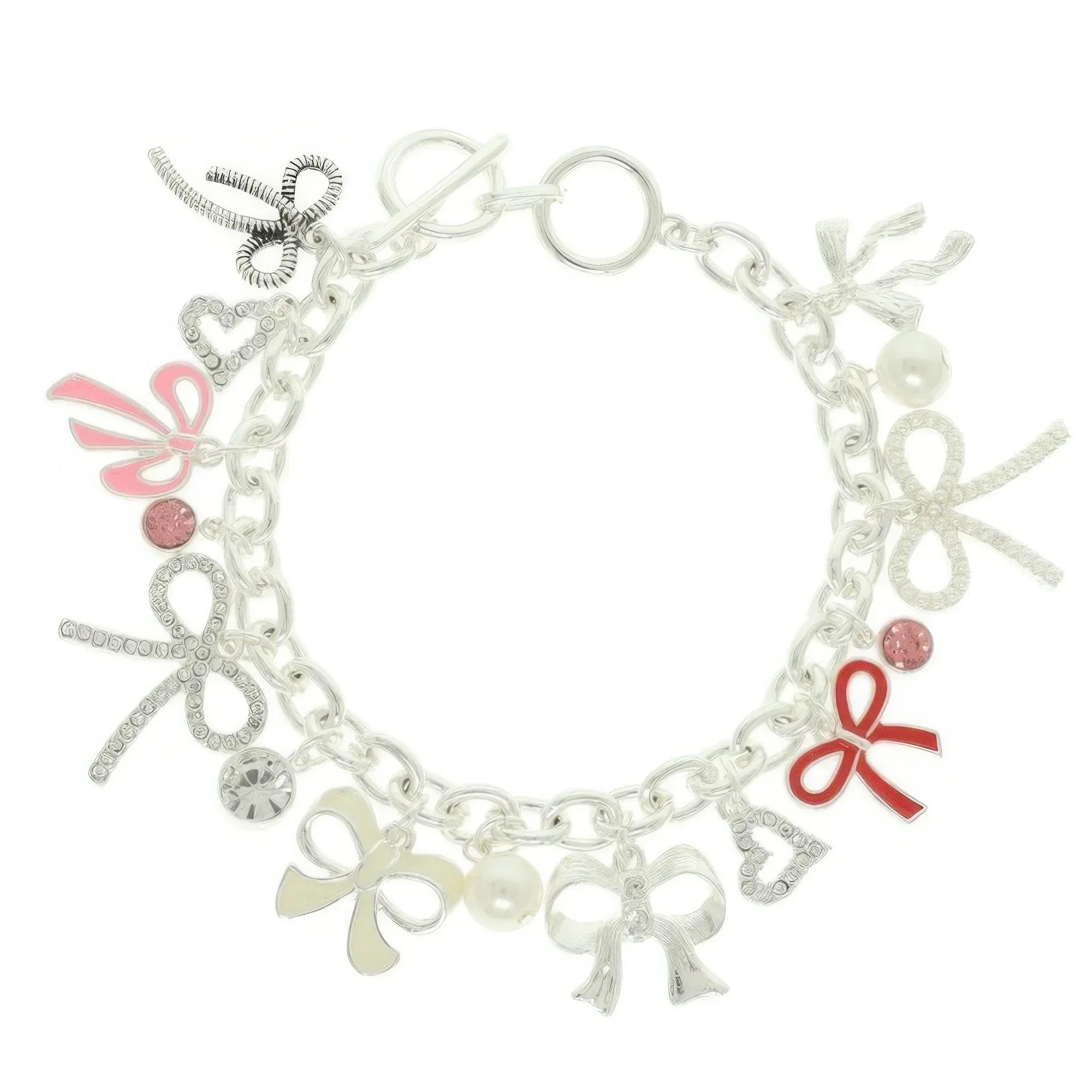 Bow Theme Charm Toggle Bracelet | Mixtshop LLC