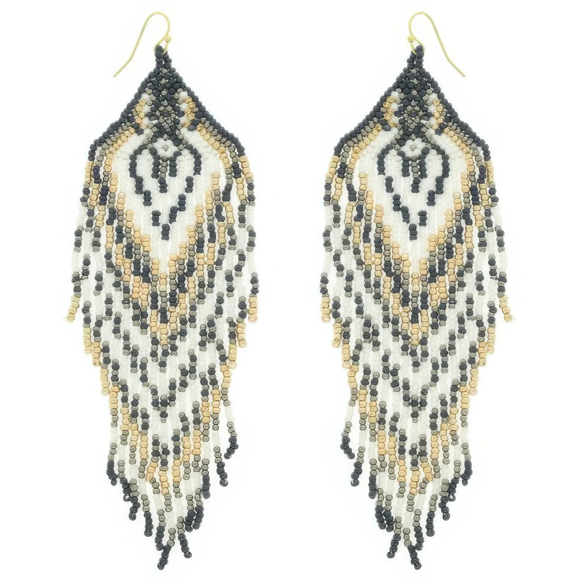 Western Fringe Seed Bead Earrings | Mixtshop LLC
