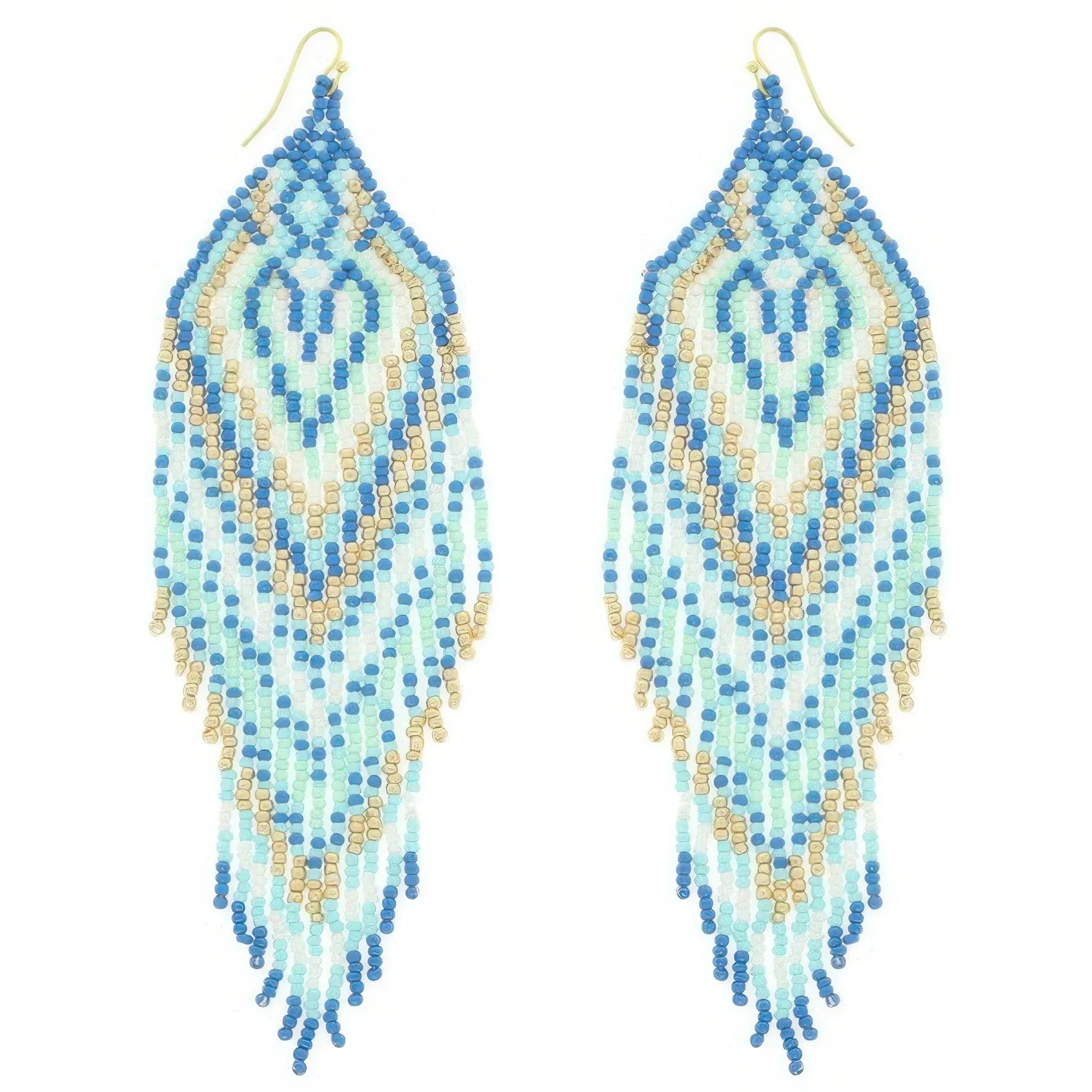Western Fringe Seed Bead Earrings | Mixtshop LLC