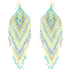 Western Fringe Seed Bead Earrings | Mixtshop LLC