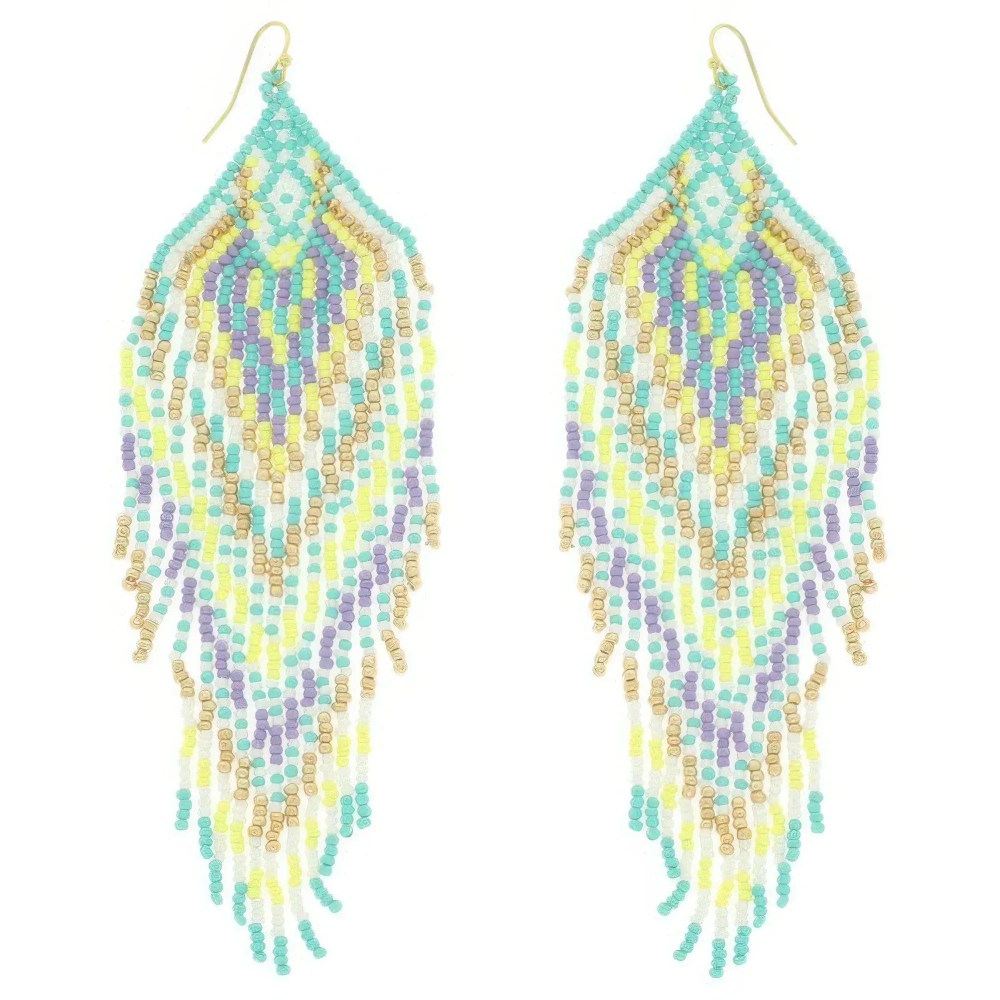 Western Fringe Seed Bead Earrings | Mixtshop LLC