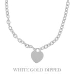 Gold Plated Heart Pendant Necklace | Mixtshop LLC