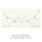 Cz Gold Plated Bride Pendant Necklace | Mixtshop LLC