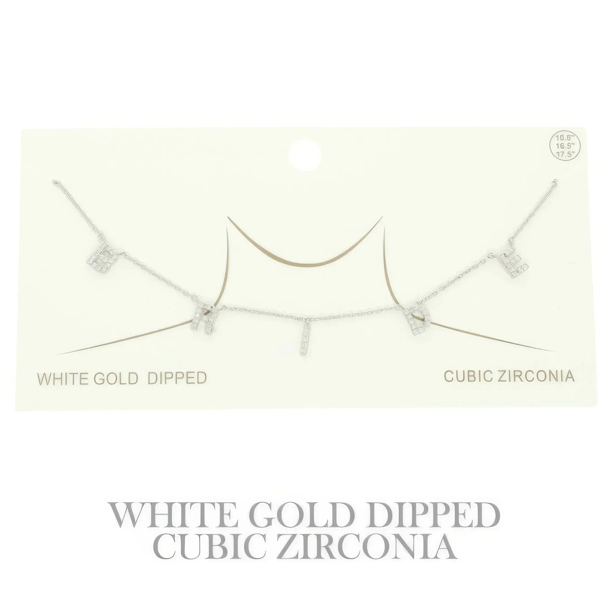 Cz Gold Plated Bride Pendant Necklace | Mixtshop LLC