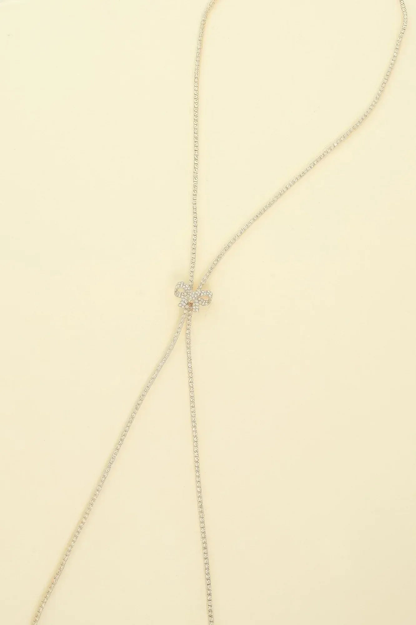 Rhinestone Bow Charm Bolo Necklace | Mixtshop LLC