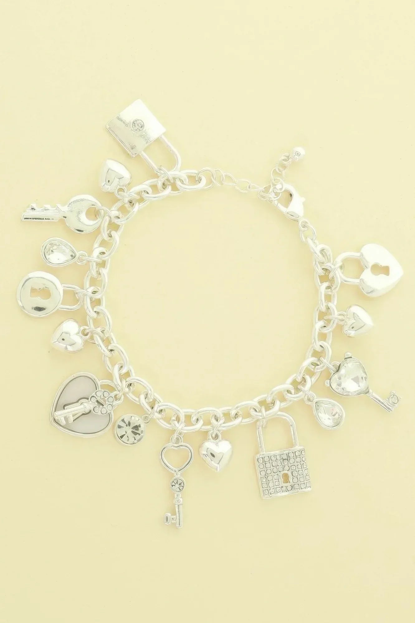 Lock And Key Charm Bracelet | Mixtshop LLC Main image