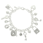 Lock And Key Charm Bracelet | Mixtshop LLC
