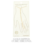 Gold-plated Twisted Hand Chain Bracelet | Mixtshop LLC