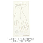 Gold Plated Cz Cable Chain Hand Bracelet | Mixtshop LLC