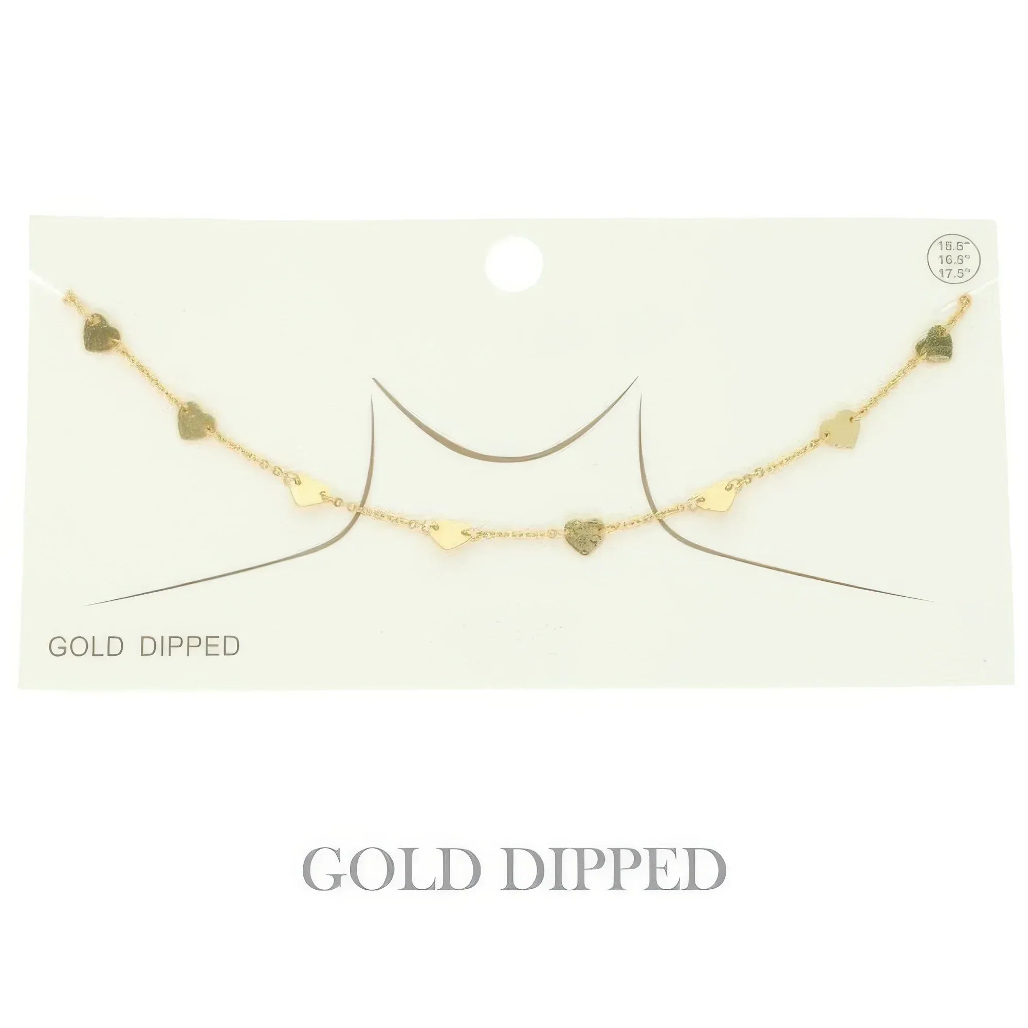 Gold Plated Disc Chain Link Necklace | Mixtshop LLC