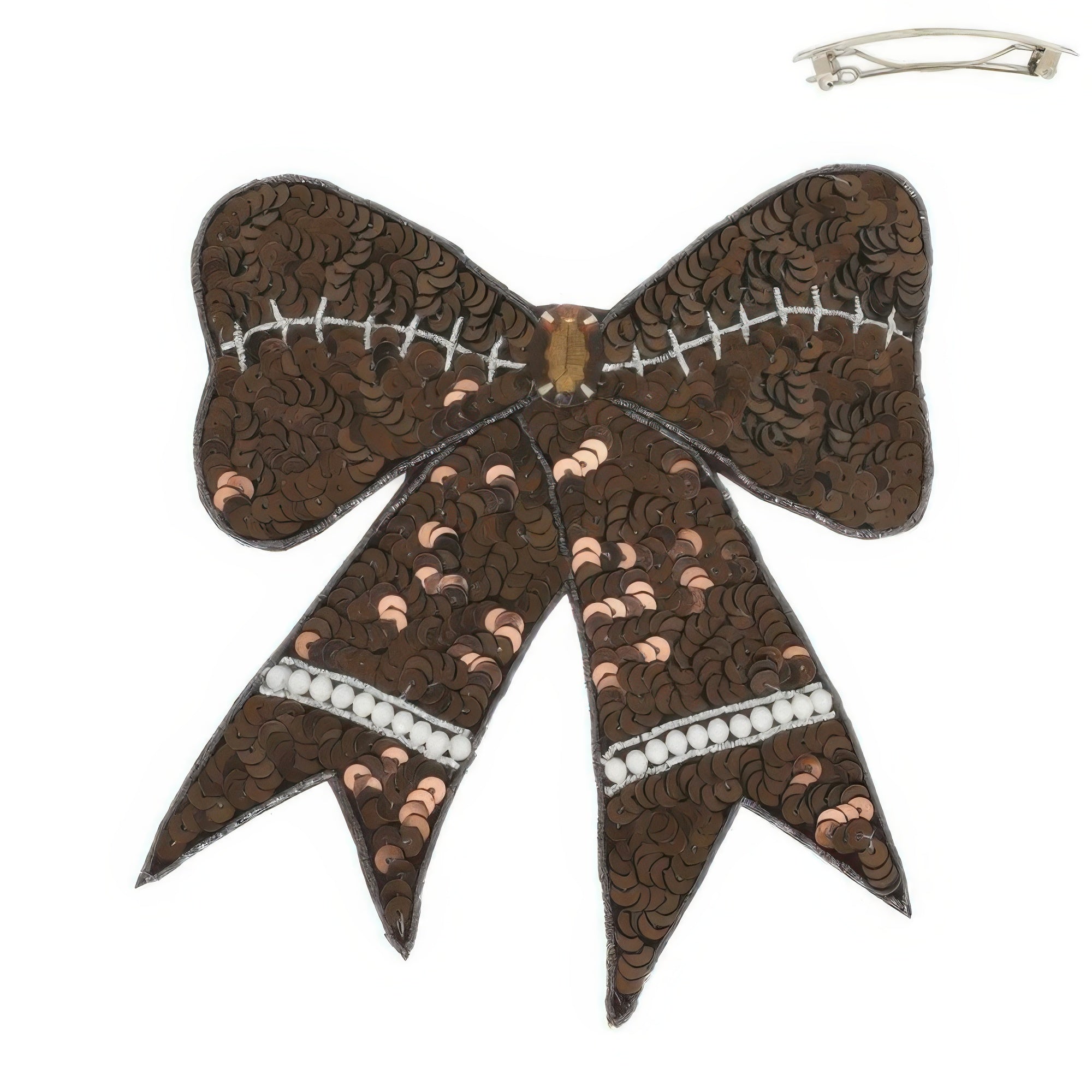 Gameday Jeweled Sports Barrette Hair Clip Secondary image