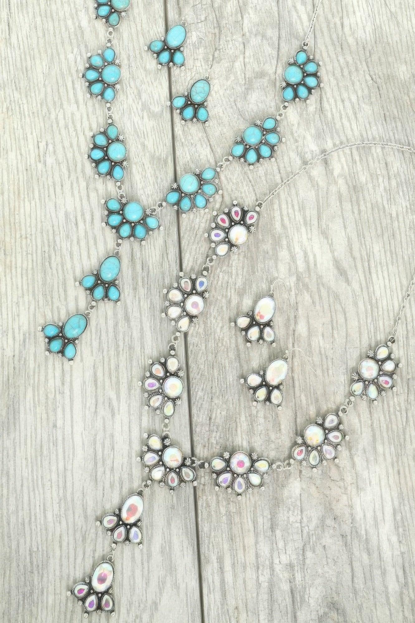 Western Jeweled Y-shaped Necklace Set | Mixtshop LLC Main image