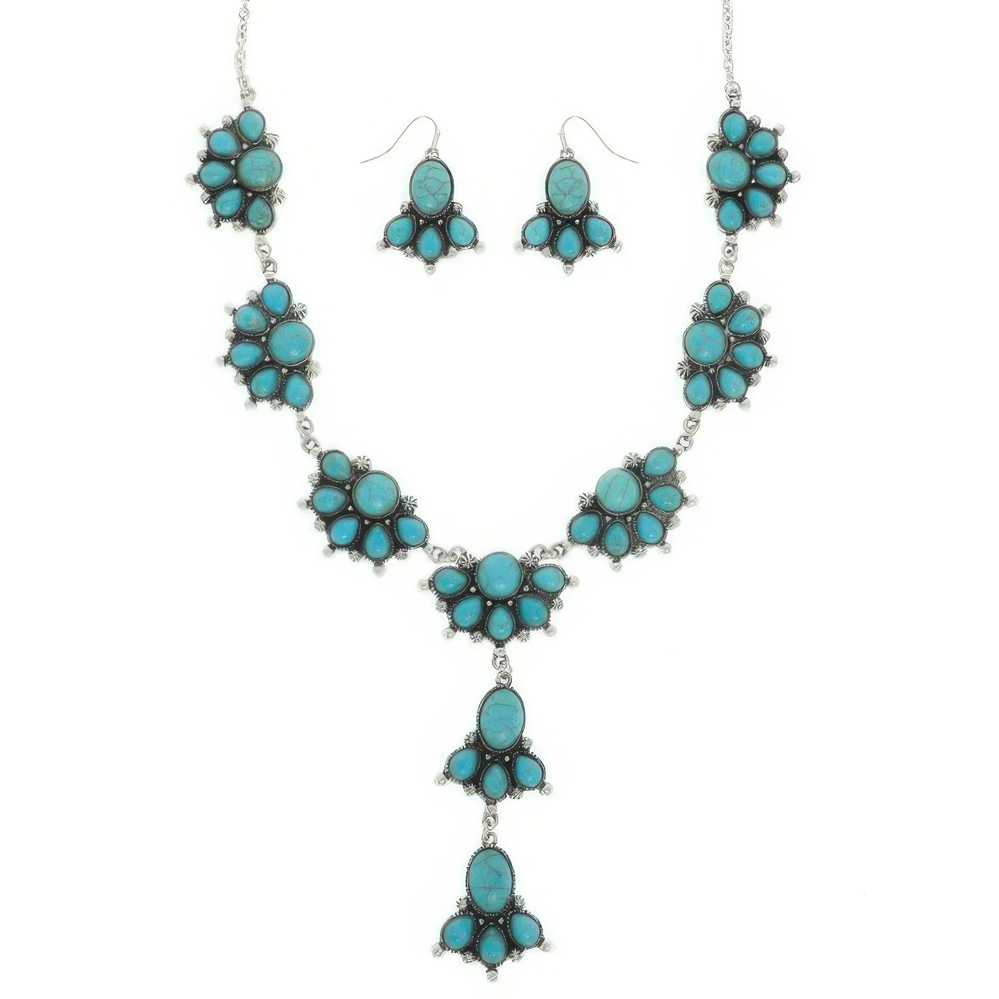 Western Jeweled Y-shaped Necklace Set | Mixtshop LLC