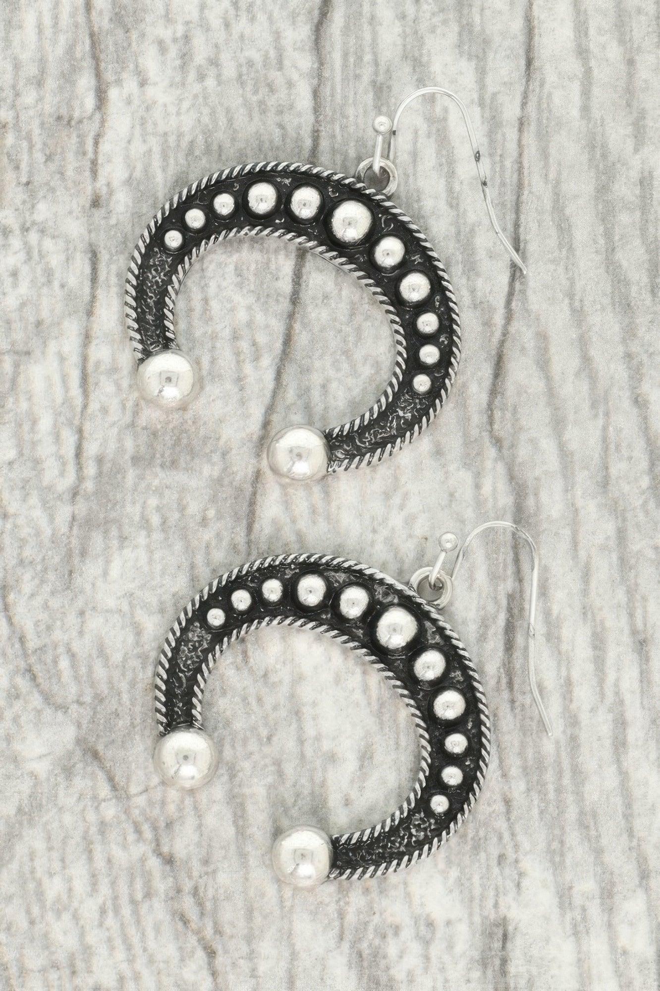 Western Squash Blossom Dangle Earrings | Mixtshop LLC Main image