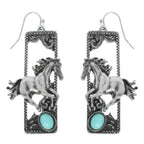 Western Wild Horse Dangle Earrings | Mixtshop LLC