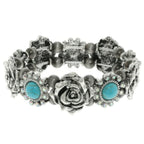 Western Rose Themed Stretch Bracelet | Mixtshop LLC