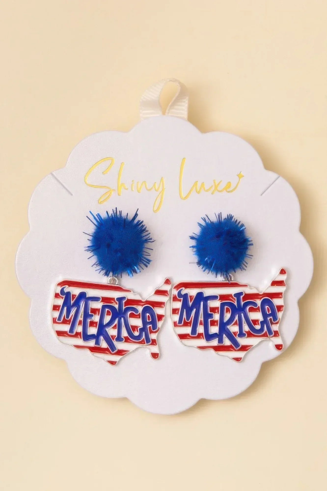 Usa Map Post Dangle Earrings | Mixtshop LLC