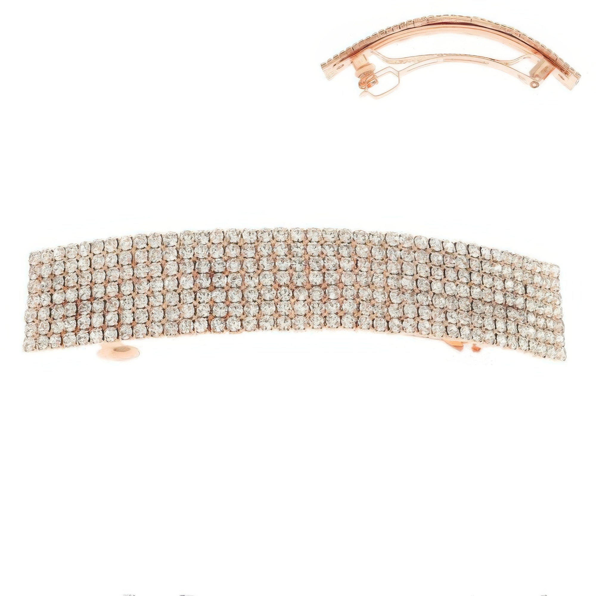 Rhinestone Embellished Hair Barrette Clip Secondary image