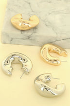 Polished Chunky Hoop Earrings | Mixtshop LLC