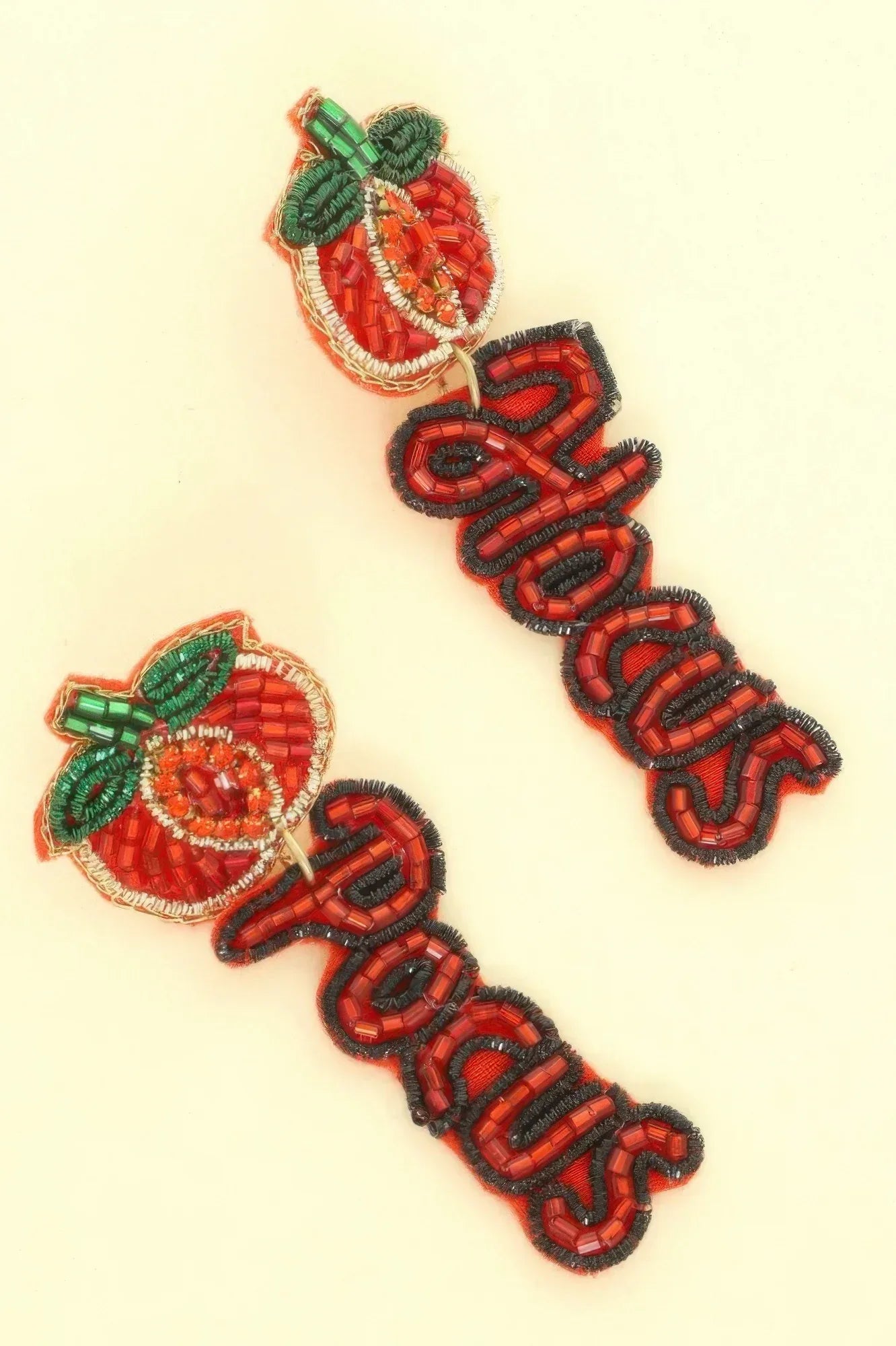 Halloween Hocus Pocus Seed Beaded Earrings | Mixtshop LLC Main image