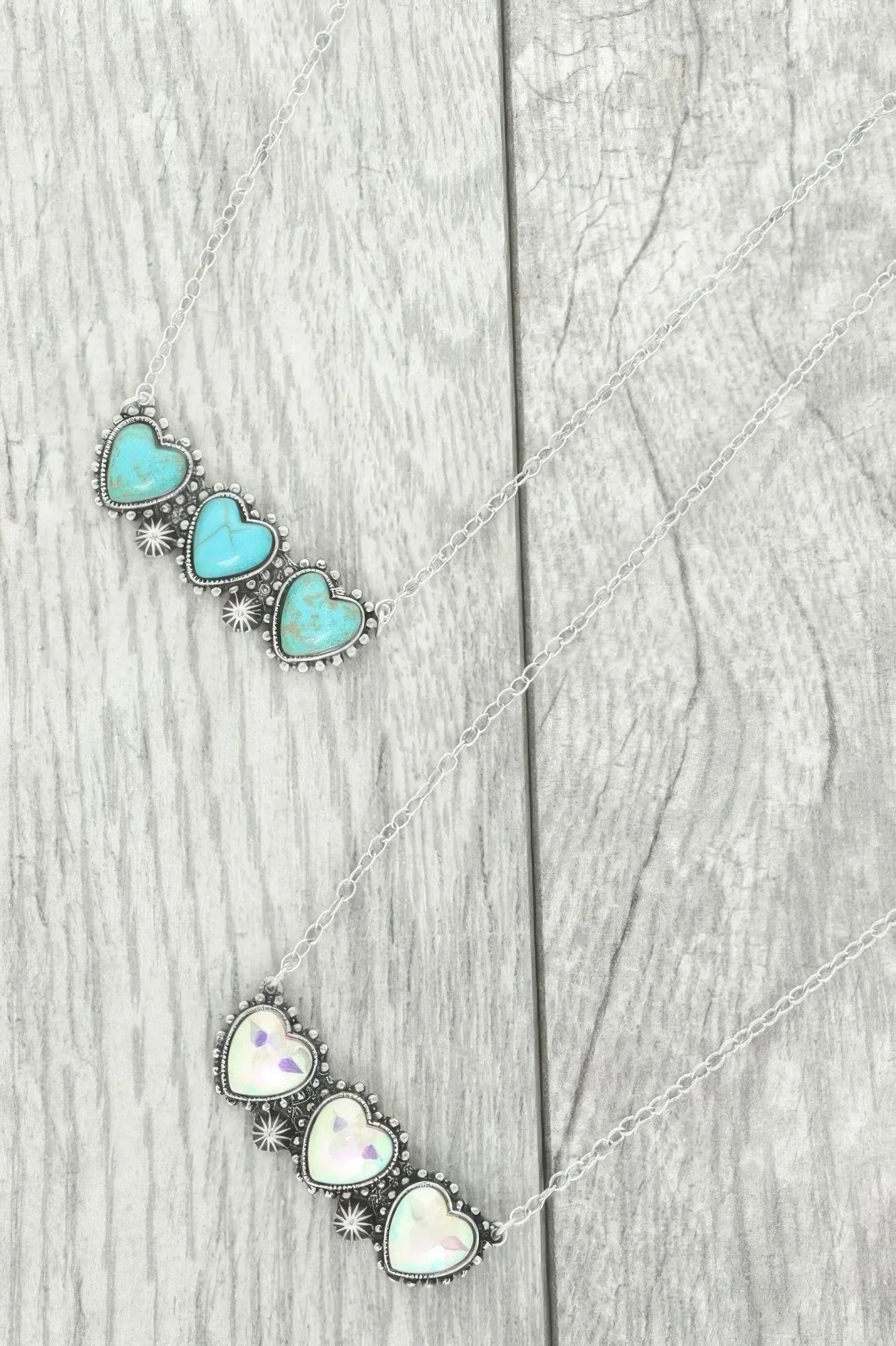 Western Jeweled Heart Pendant Necklace | Mixtshop LLC