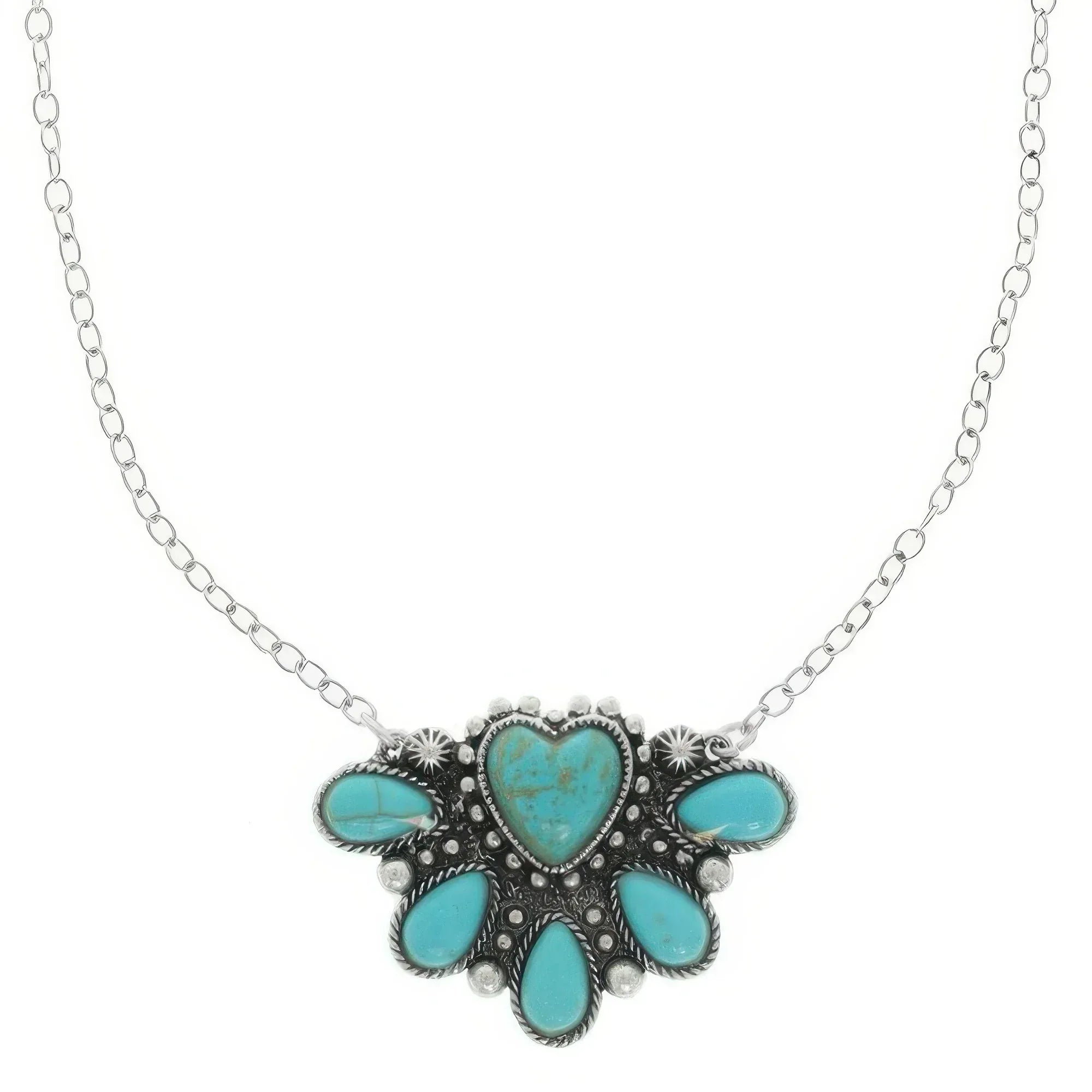 Western Jeweled Pendant Necklace Secondary image