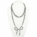 Western Bow Pendant Beaded Necklace | Mixtshop LLC