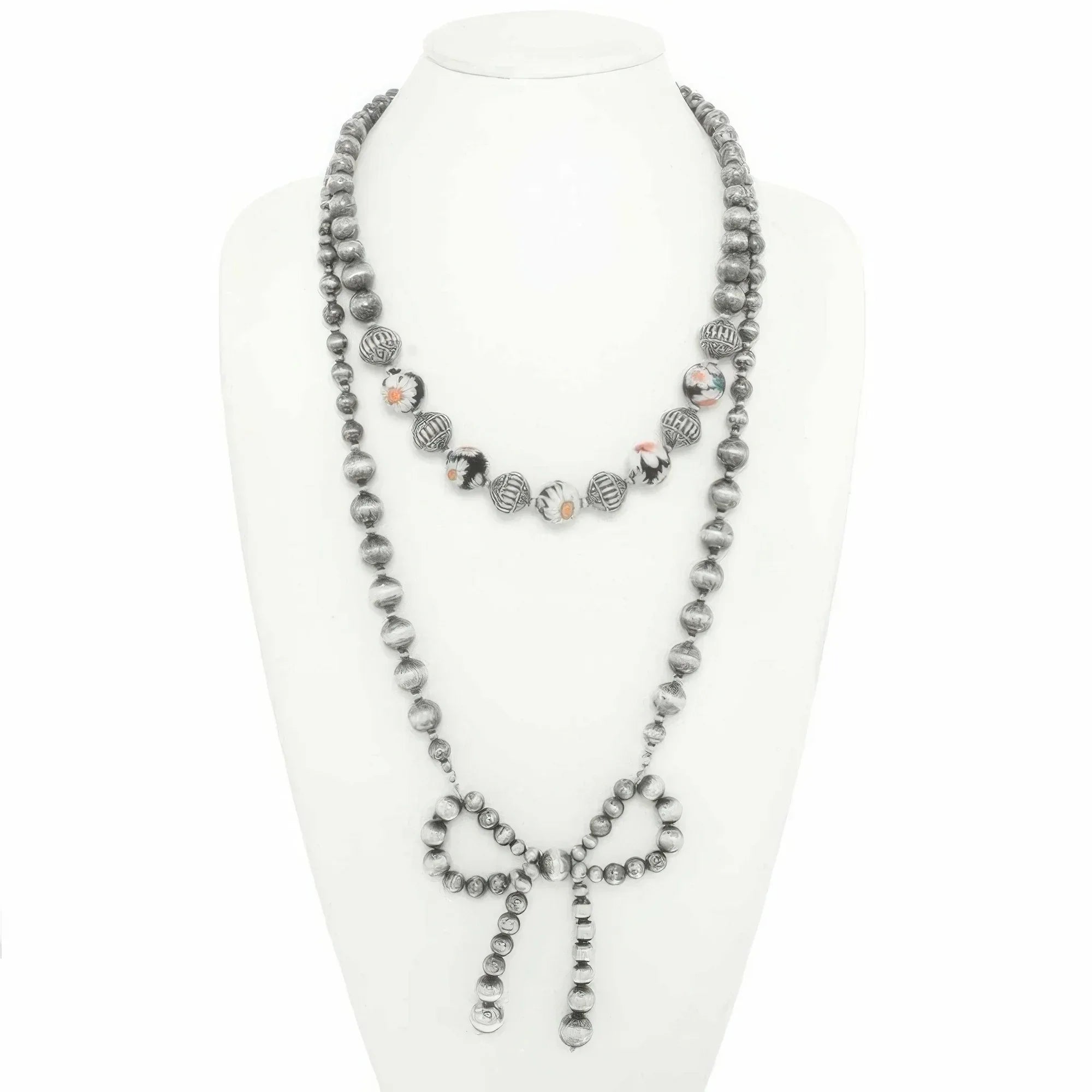 Western Bow Pendant Beaded Necklace | Mixtshop LLC