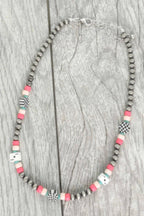 Western Theme Charm Beaded Necklace | Mixtshop LLC