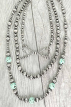 Western Bow Pendant Beaded Necklace | Mixtshop LLC