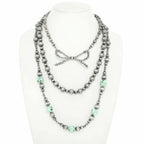 Western Bow Pendant Beaded Necklace | Mixtshop LLC