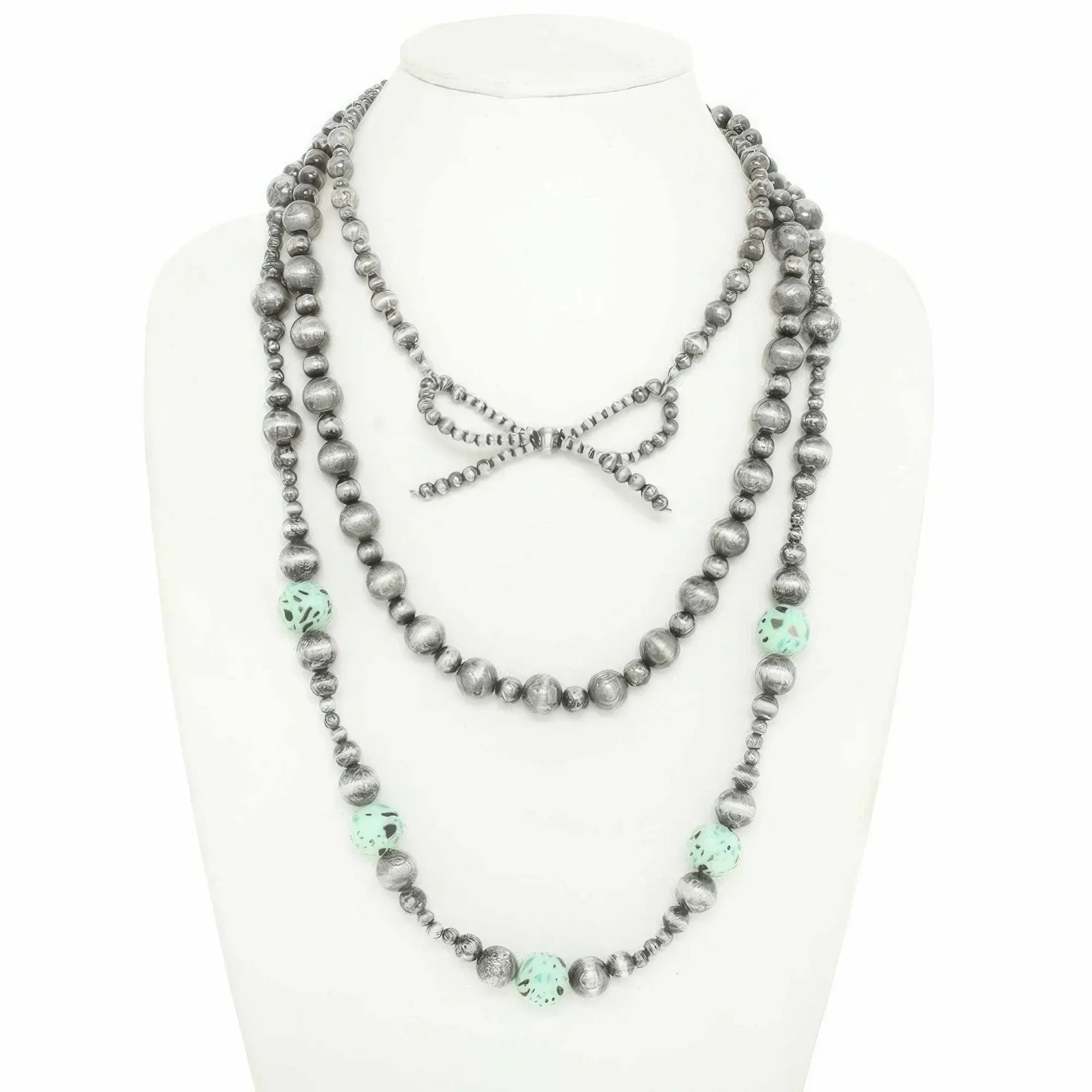 Western Bow Pendant Beaded Necklace | Mixtshop LLC