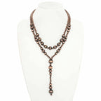Western Multi Strand Beaded Lariat Necklace | Mixtshop LLC