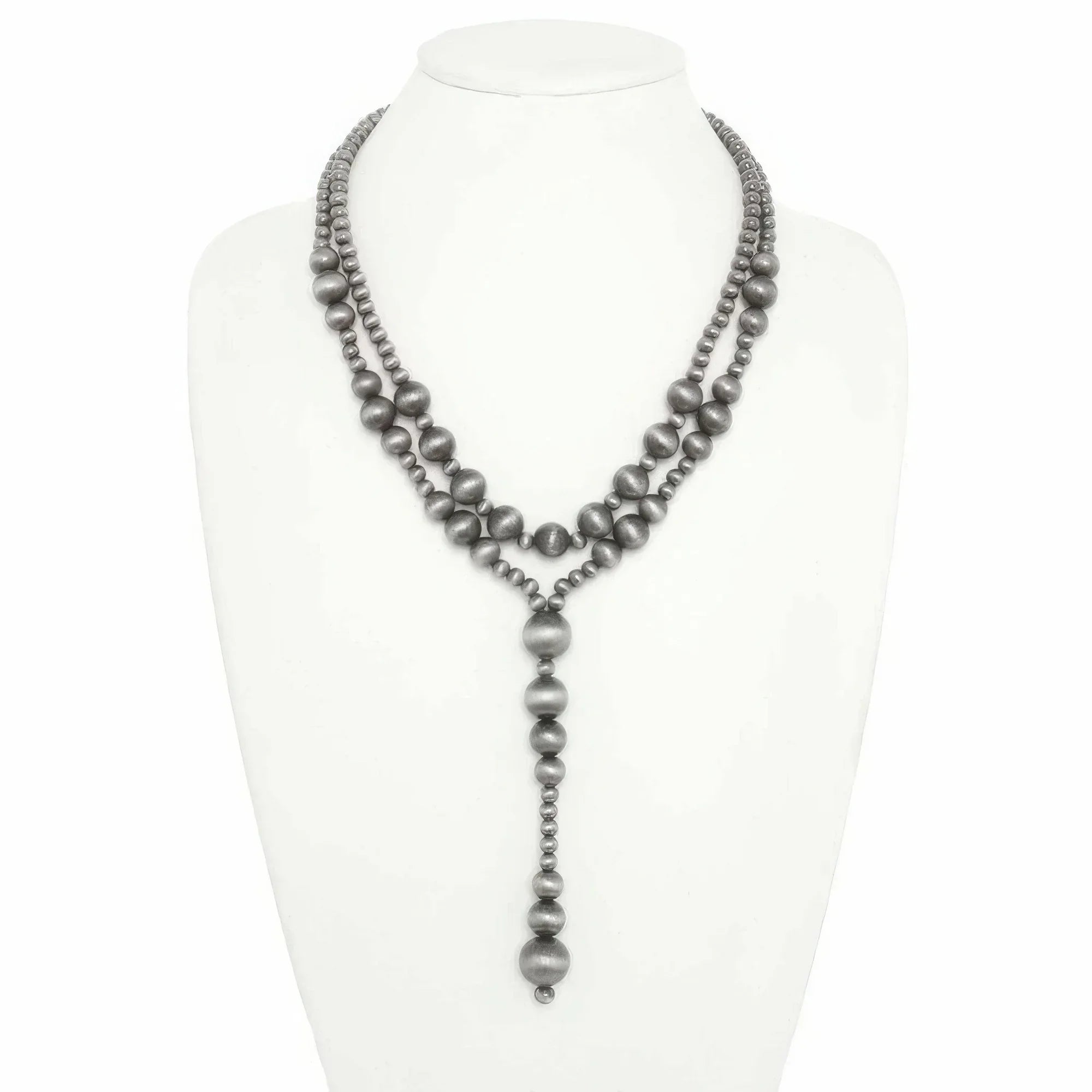 Western Multi Strand Beaded Lariat Necklace Secondary image
