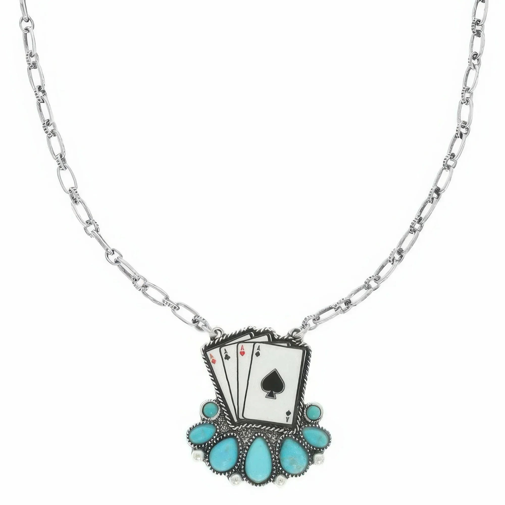 Western Ace Of Spades Pendant Necklace | Mixtshop LLC
