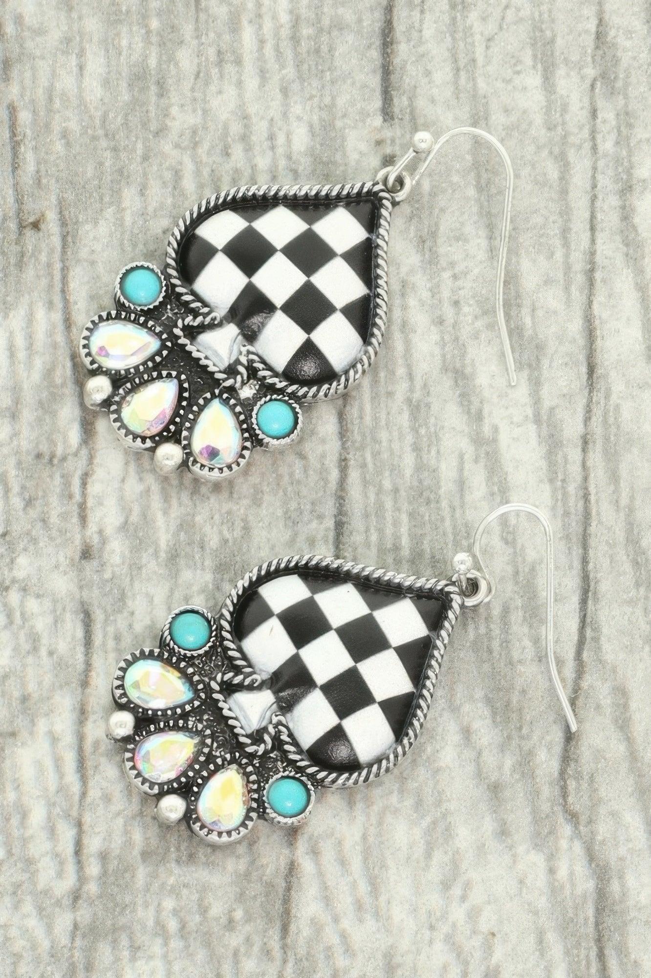 Western Ace Of Spades Dangle Earrings | Mixtshop LLC