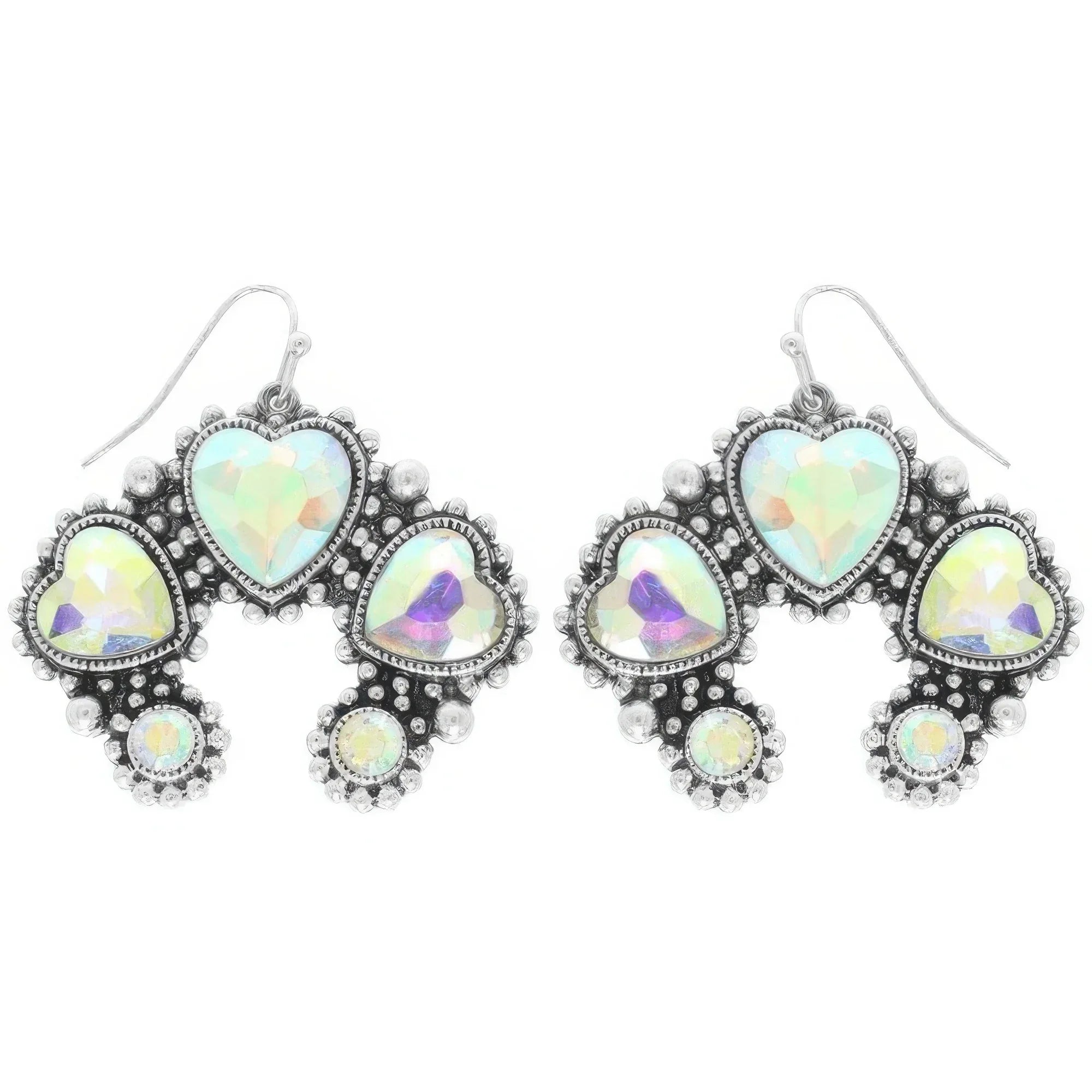 Western Hearted Squash Blossom Earrings | Mixtshop LLC