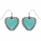 Western Heart Concho Earrings | Mixtshop LLC