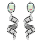 Western Jeweled Spiral Post Earrings | Mixtshop LLC