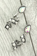 Western Teardrop Spiral Post Earrings | Mixtshop LLC
