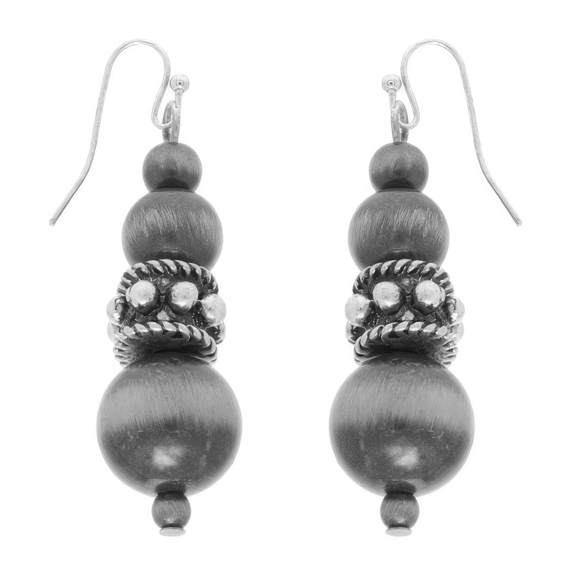 Western Jeweled Beaded Dangle Earrings Secondary image