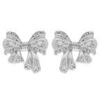 Polished Short Tail Bow Post Earrings | Mixtshop LLC