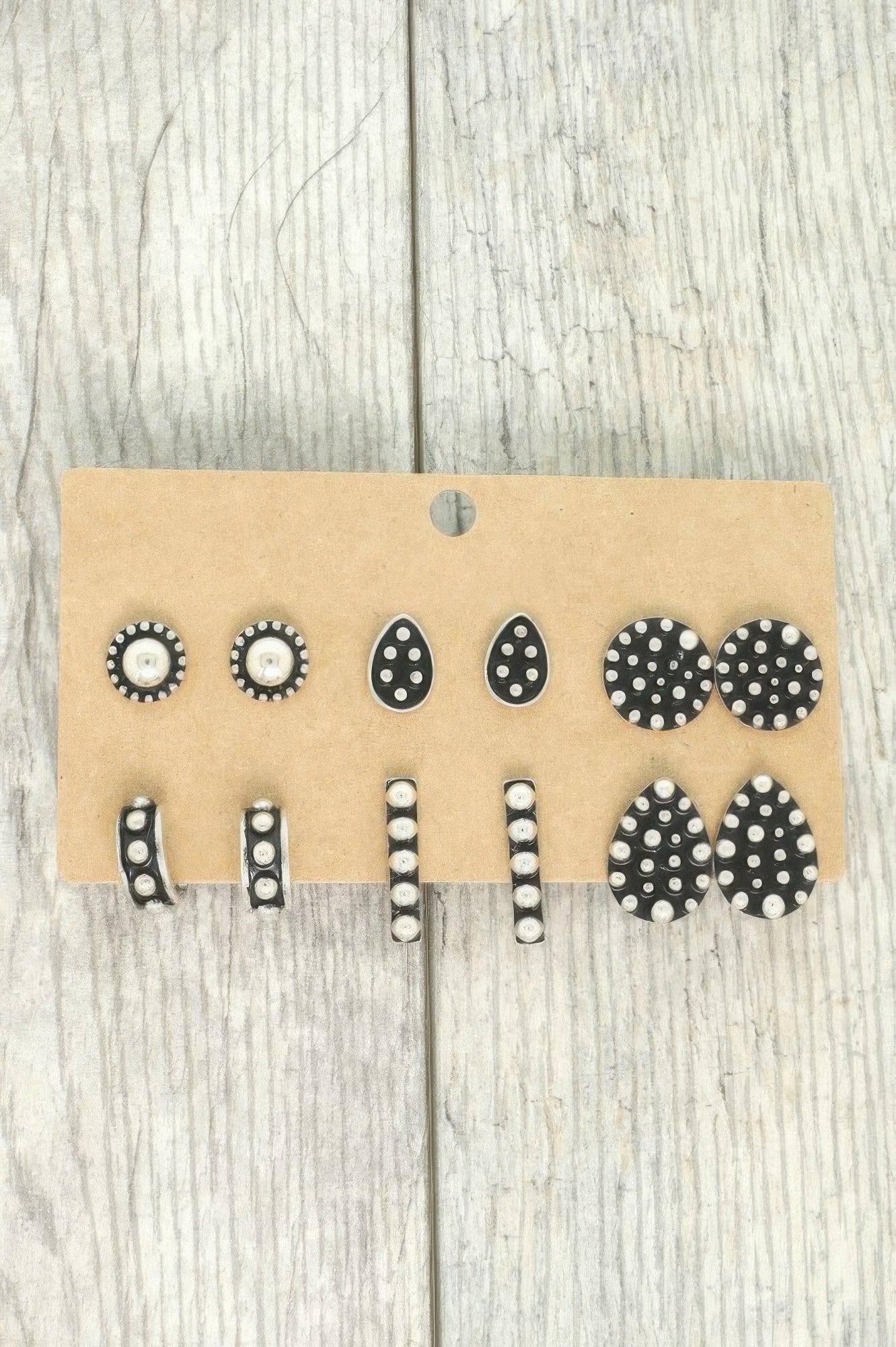 Western Theme Assorted 6 Pair Earring Set | Mixtshop LLC
