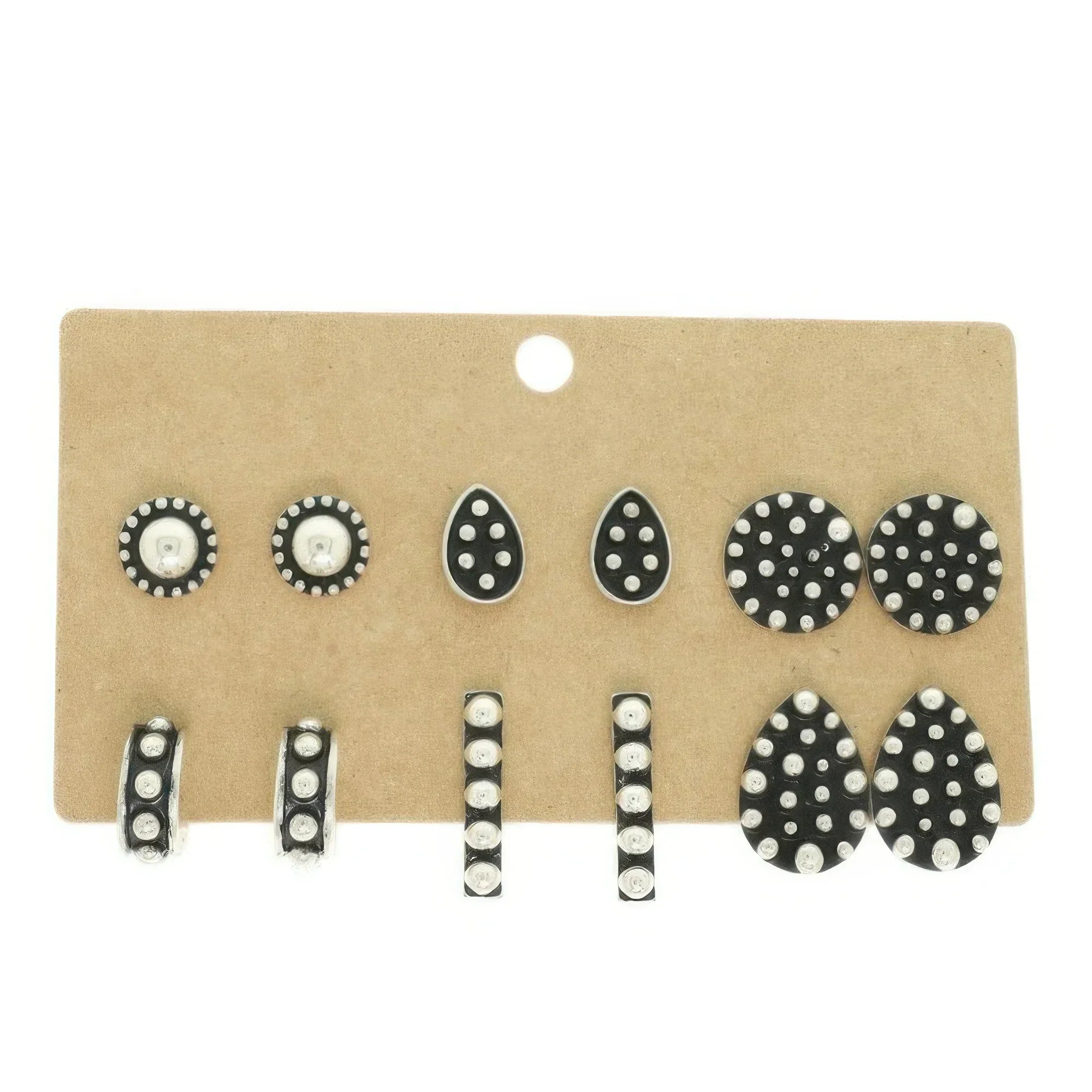 Western Theme Assorted 6 Pair Earring Set | Mixtshop LLC