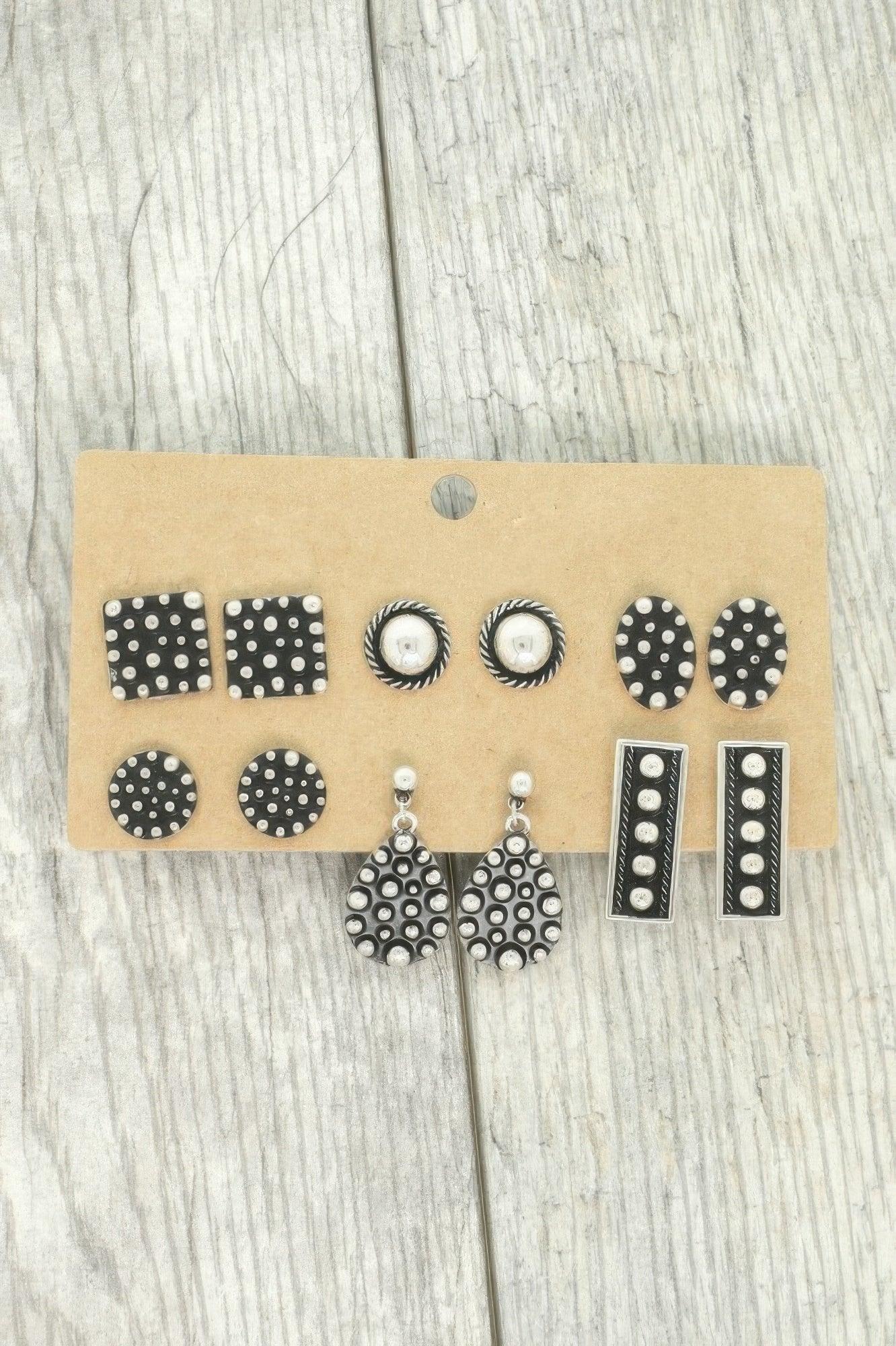 Western Theme Assorted 6 Pair Earring Set | Mixtshop LLC