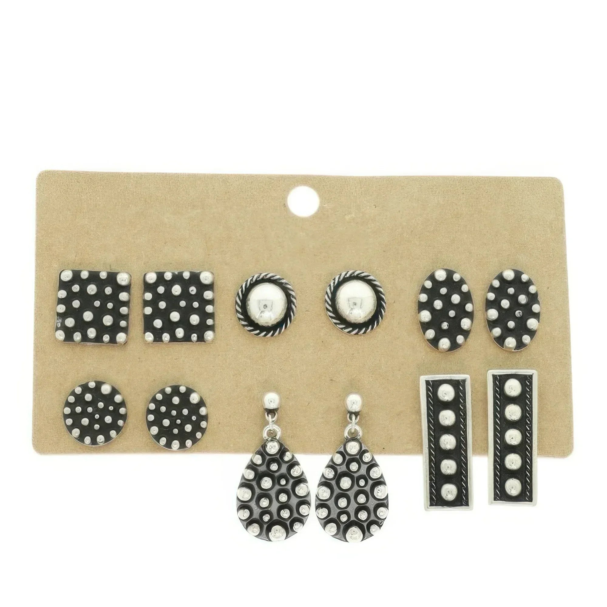 Western Theme Assorted 6 Pair Earring Set Secondary image