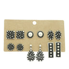 Western Theme Assorted 6 Pair Earring Set | Mixtshop LLC