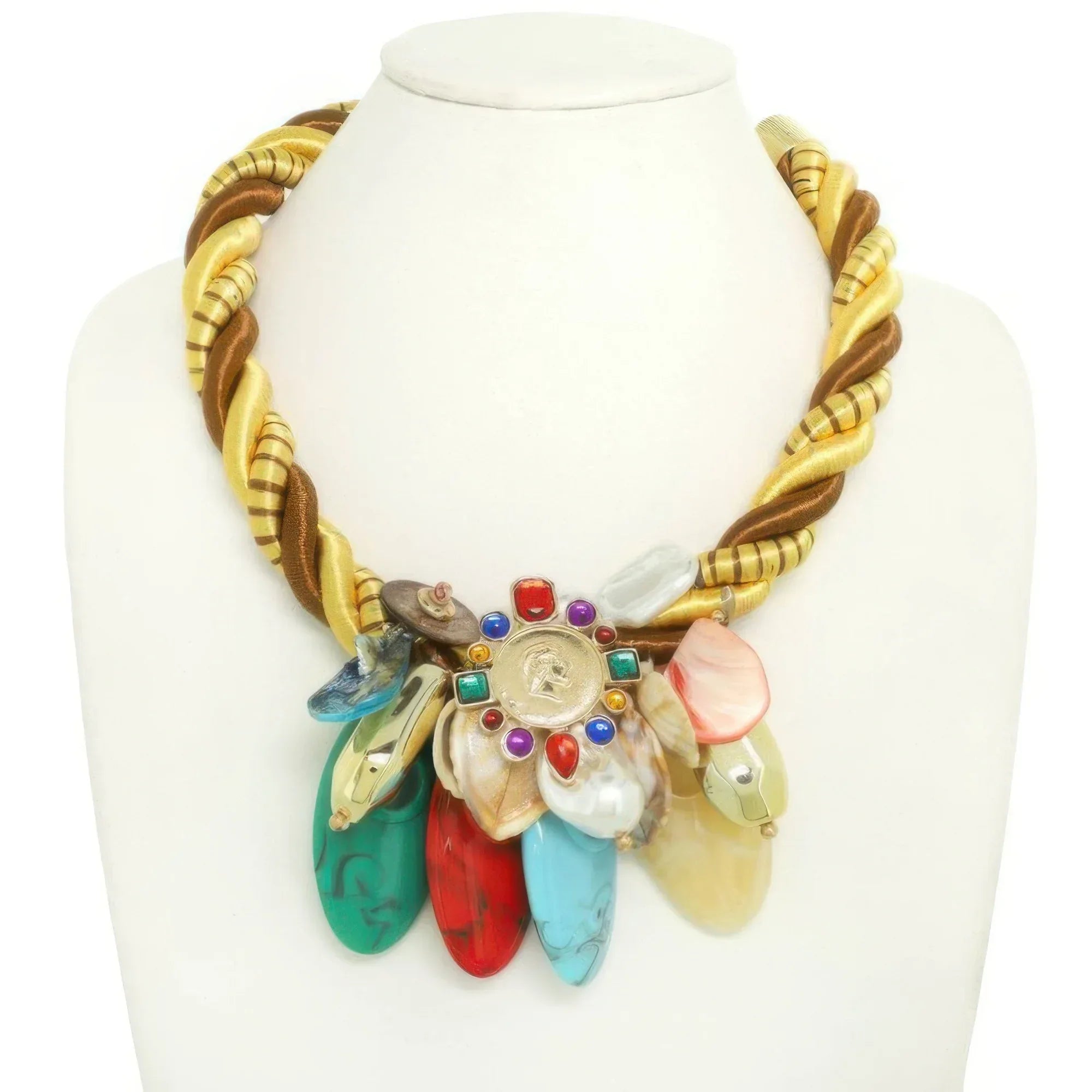Multi-charm Necklace With Assorted Charms Secondary image